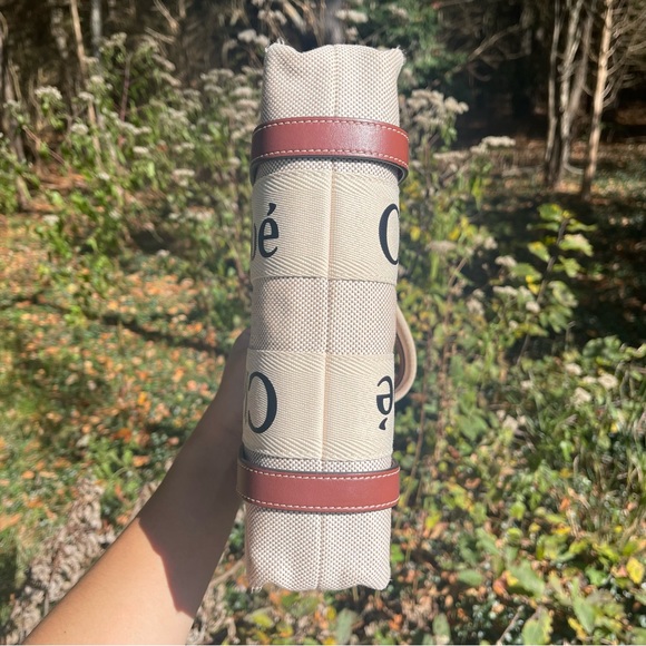 💕SOLD💕Chloe woody tote small brown and beige - Picture 11 of 11